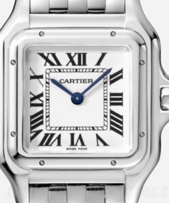 Cartier Panthere 27mm WSPN0007 White Dial Silver-tone Bracelet