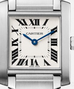 Cartier Tank Francaise White Dial WSTA0005 25mm Hour, Minute