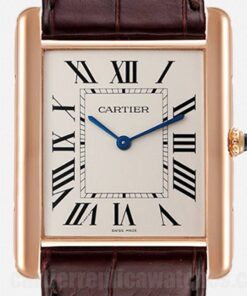 Cartier Tank Louis 30mm White Dial W1560017 Quartz Strap