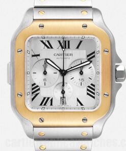 Cartier Santos W2SA0008 40mm Silver Dial Bracelet