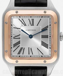 Cartier Santos Dumont W2SA0011 Silver Dial Strap Quartz