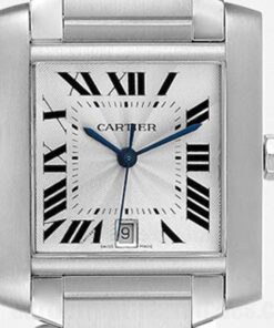Cartier Tank Francaise 34mm W51002Q3 Silver Dial Bracelet