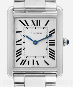 Cartier Tank Solo W5200014 27mm White Dial Hour, Minute, Second Bracelet