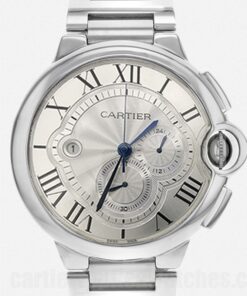 Cartier Ballon Bleu Silver Dial W6920002 47mm Automatic