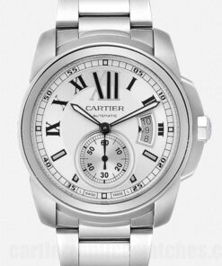 Cartier Cle De Cartier W7100015 Silver Dial Date, Hour, Minute, Second Automatic