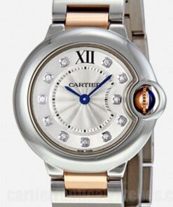Cartier Ballon Bleu 36mm White Dial WE902030 Two-tone