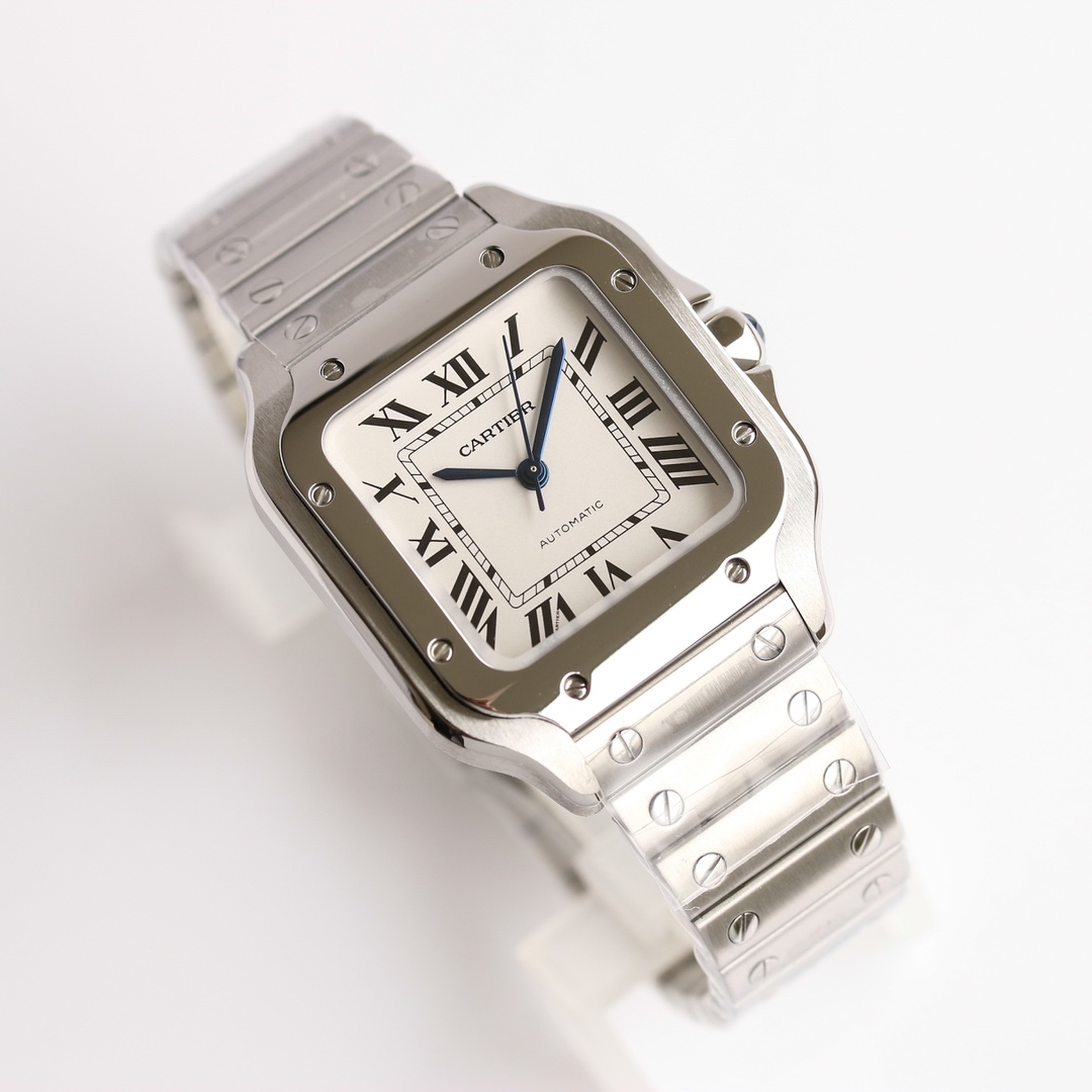 13Swiss-Cartier-Santos-Replica-Stainless-steel-strap-35.1MM-1