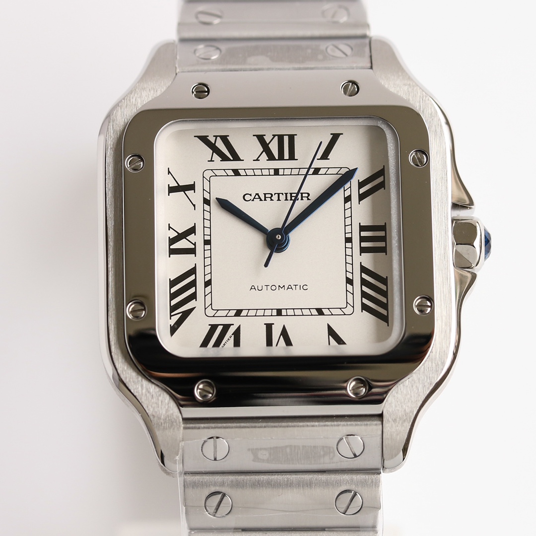 13Swiss-Cartier-Santos-Replica-Stainless-steel-strap-35.1MM-2