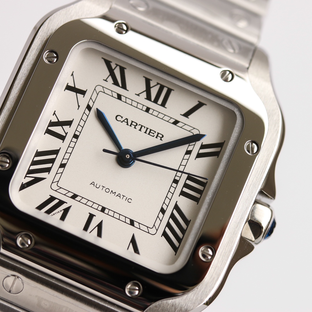13Swiss-Cartier-Santos-Replica-Stainless-steel-strap-35.1MM-3