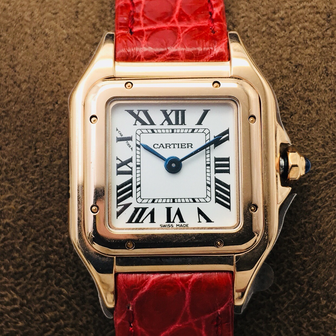 18Swiss-Cartier-Replica-Leather-strap-27MM