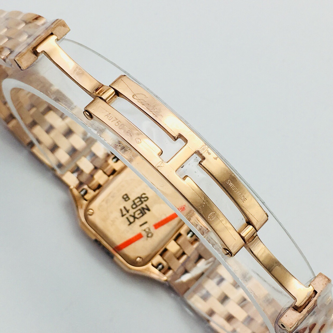 27Swiss-Cartier-Replica-Rose-Gold-strap-27MM-6