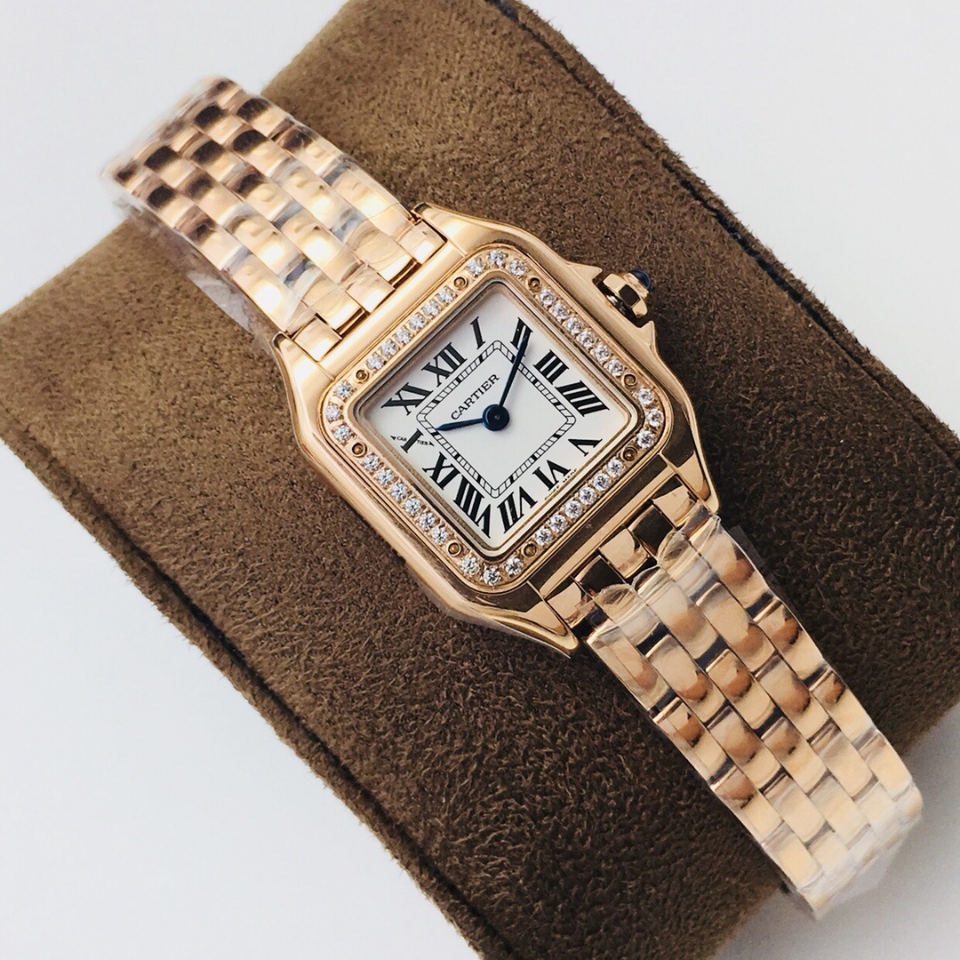28Swiss-Cartier-Replica-Rose-Gold-strap-27MM-1