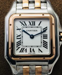 Swiss Cartier Replica Stainless steel strap 27MM Stainless steel Case Ladies