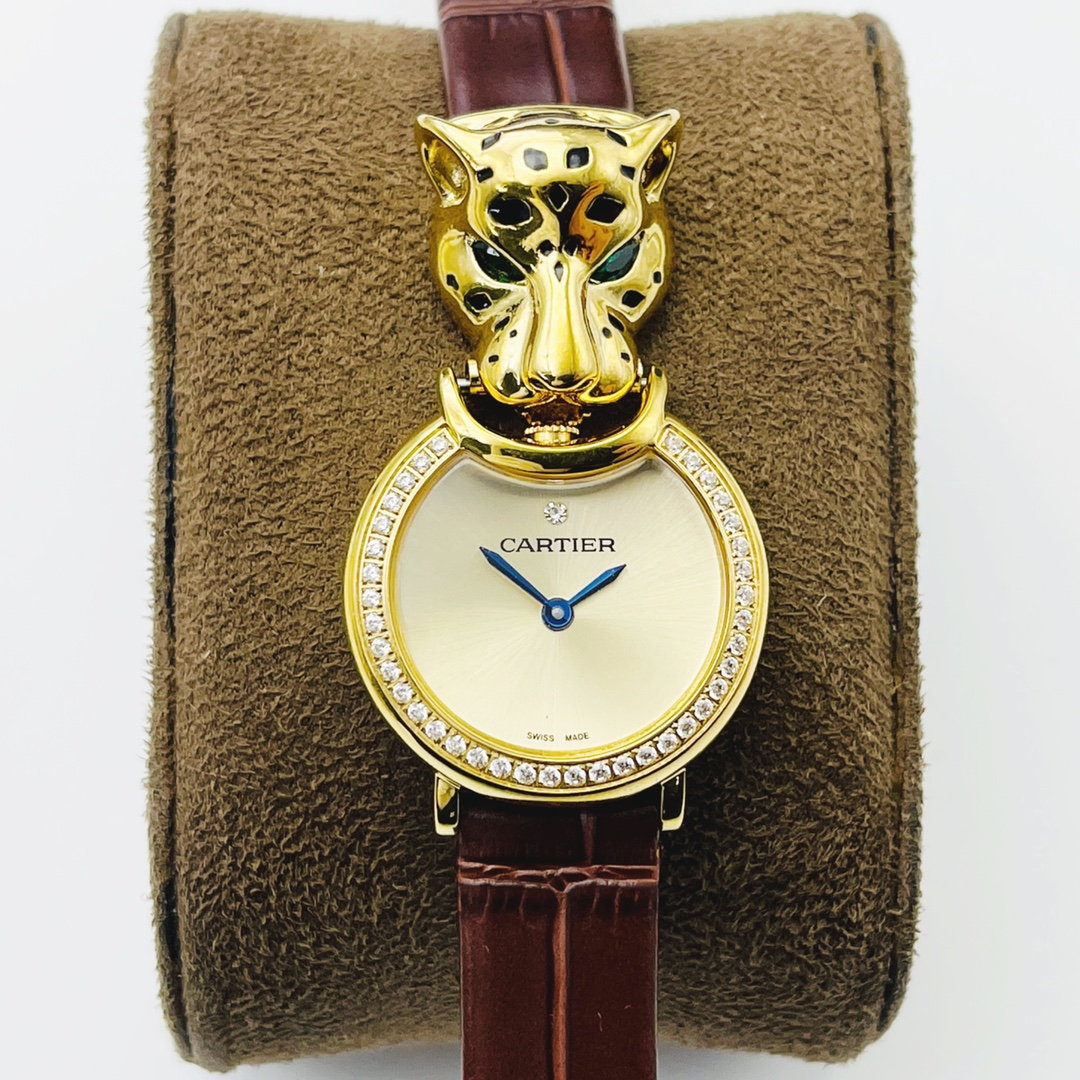 34Swiss-Cartier-Replica-Leather-strap-23.6MM