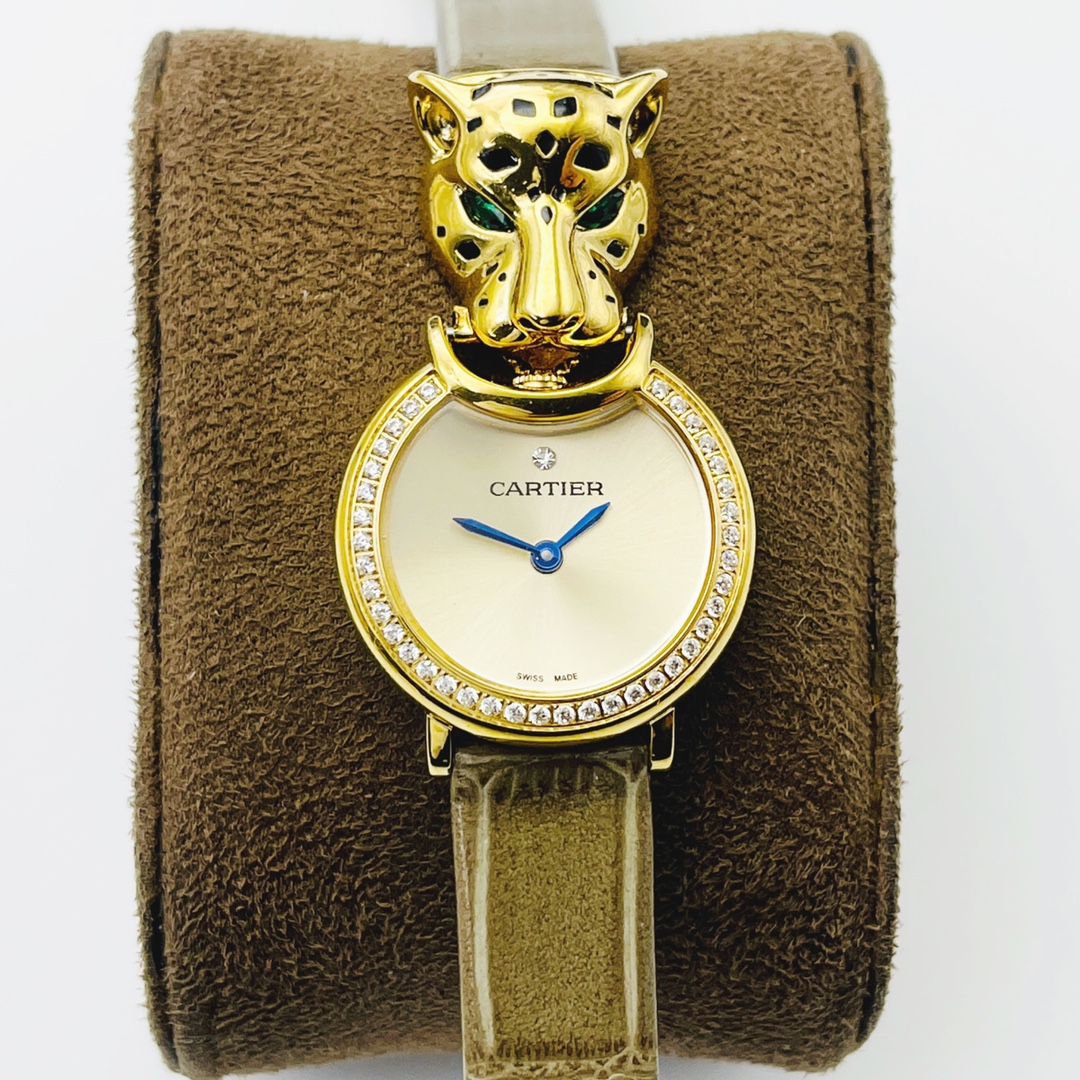 36Swiss-Cartier-Replica-Leather-strap-23.6MM
