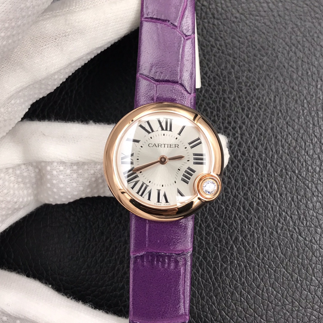 114Swiss-Cartier-Ballon-Bleu-Replica-Leather-strap-30MM