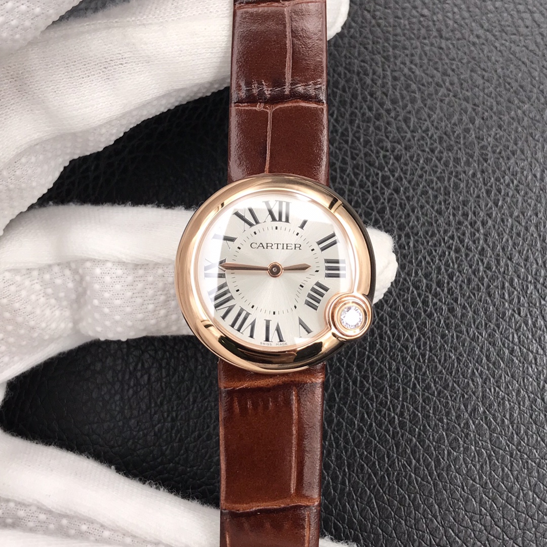 115Swiss-Cartier-Ballon-Bleu-Replica-Leather-strap-30MM
