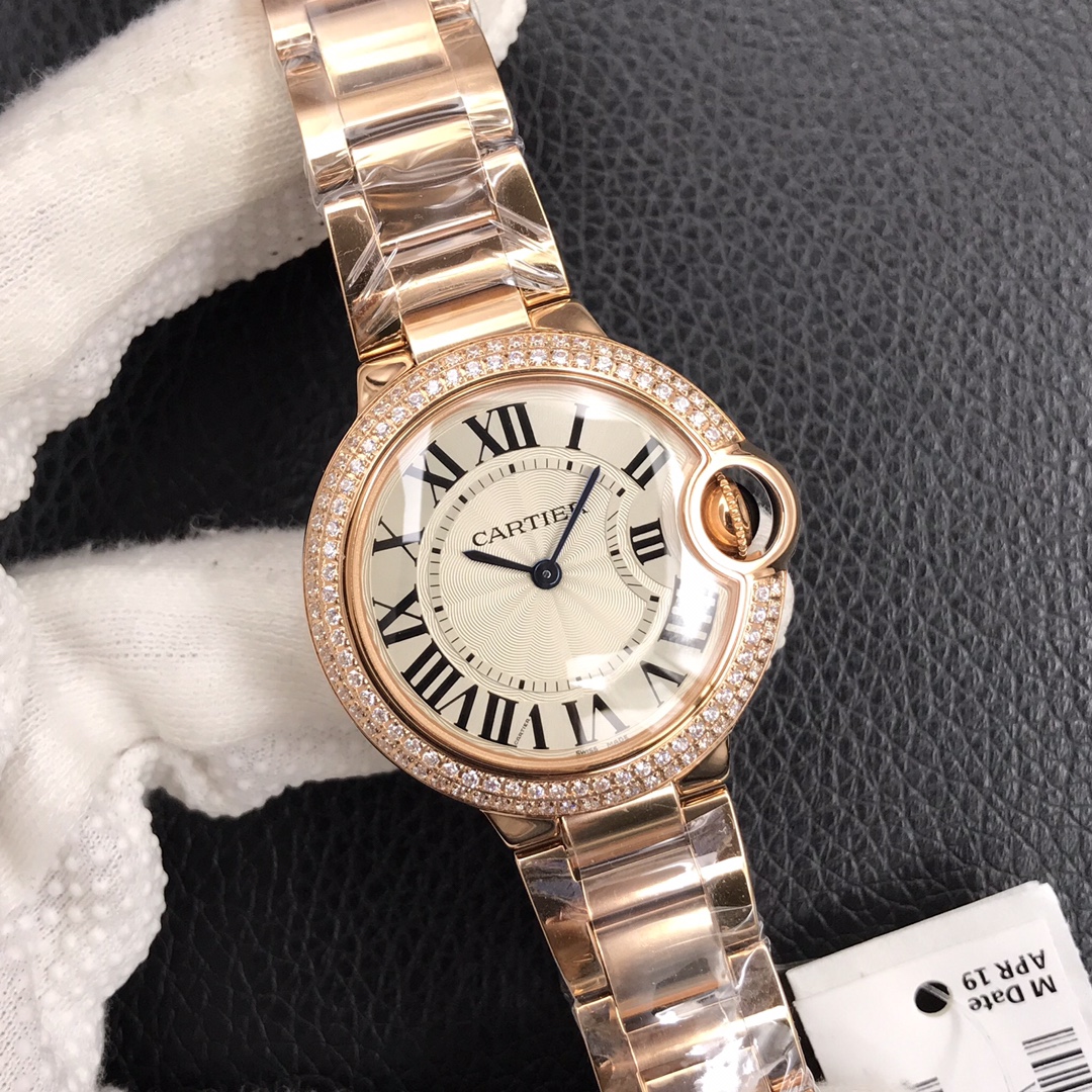 119Swiss-Cartier-Ballon-Bleu-Replica-Rose-Gold-strap-33MM-1