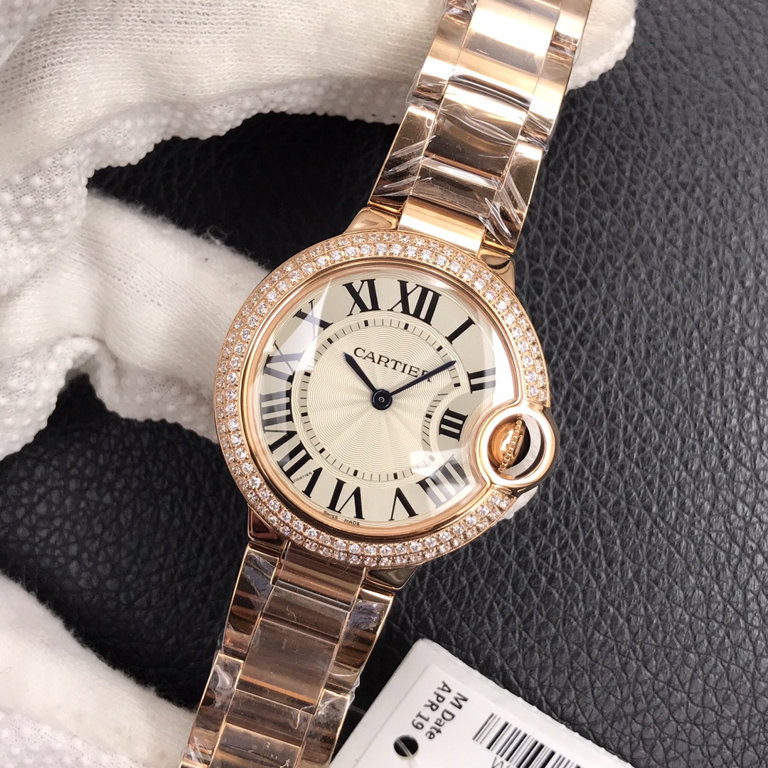 119Swiss-Cartier-Ballon-Bleu-Replica-Rose-Gold-strap-33MM-2