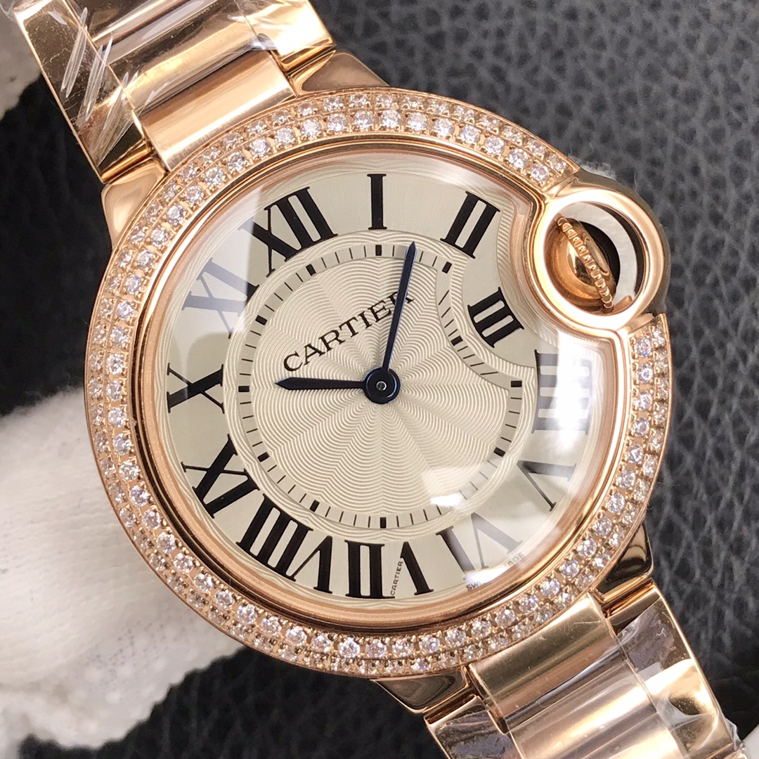 119Swiss-Cartier-Ballon-Bleu-Replica-Rose-Gold-strap-33MM-3