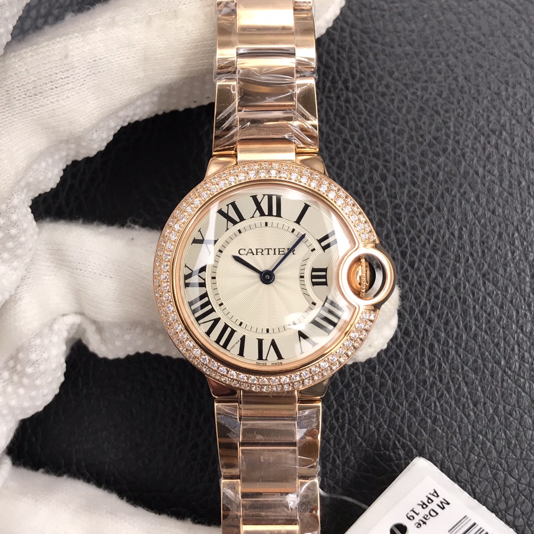 119Swiss-Cartier-Ballon-Bleu-Replica-Rose-Gold-strap-33MM