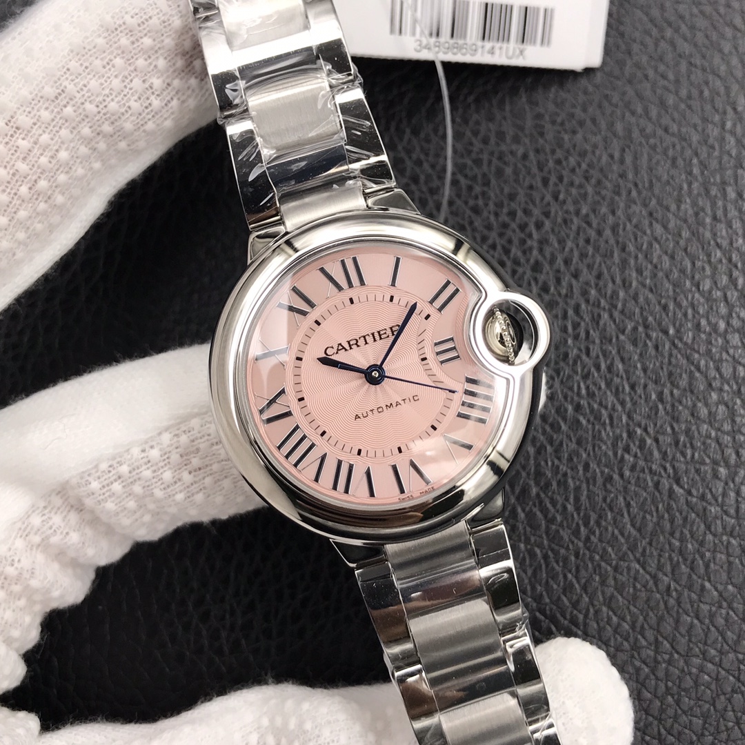120Swiss-Cartier-Ballon-Bleu-Replica-Stainless-steel-strap-33MM-1