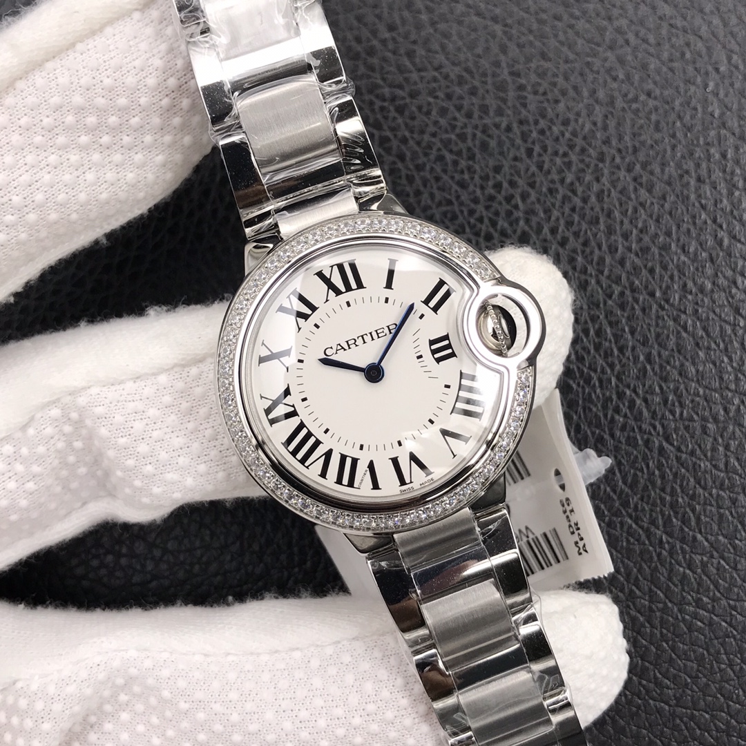 121Swiss-Cartier-Ballon-Bleu-Replica-Stainless-steel-strap-33MM-1