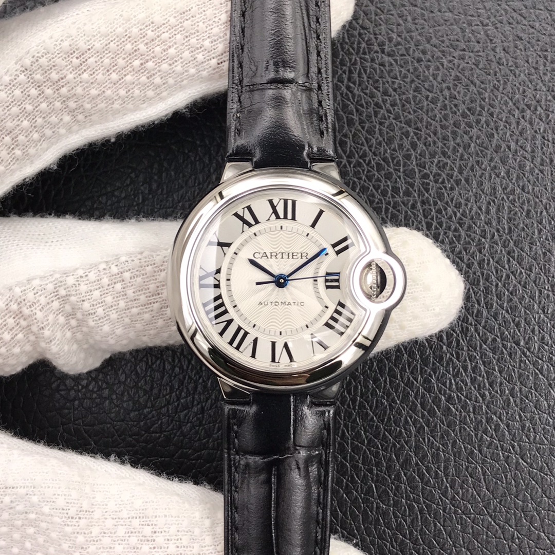122Swiss-Cartier-Ballon-Bleu-Replica-Leather-strap-33MM