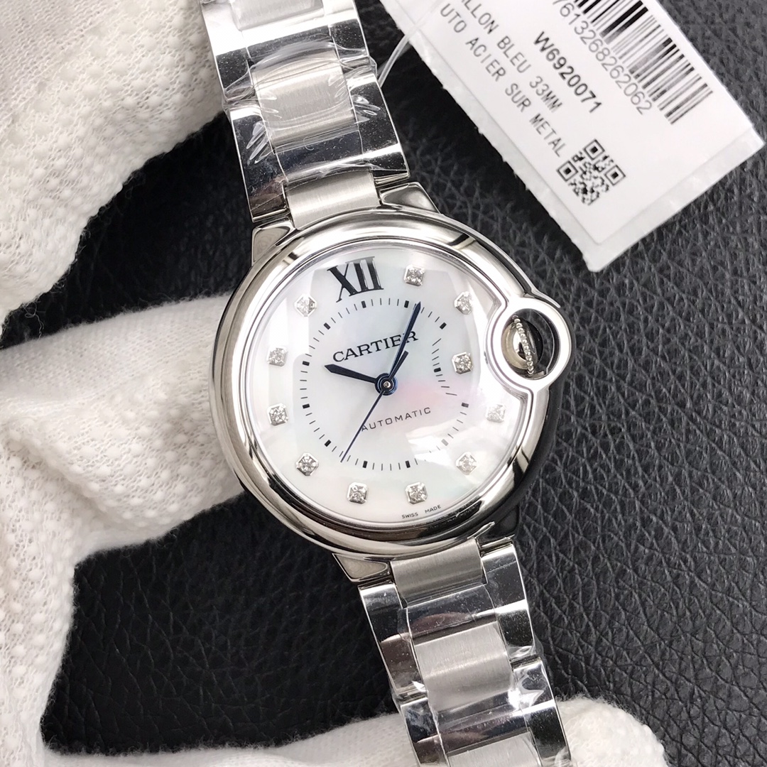 123Swiss-Cartier-Ballon-Bleu-Replica-Stainless-steel-strap-33MM-1