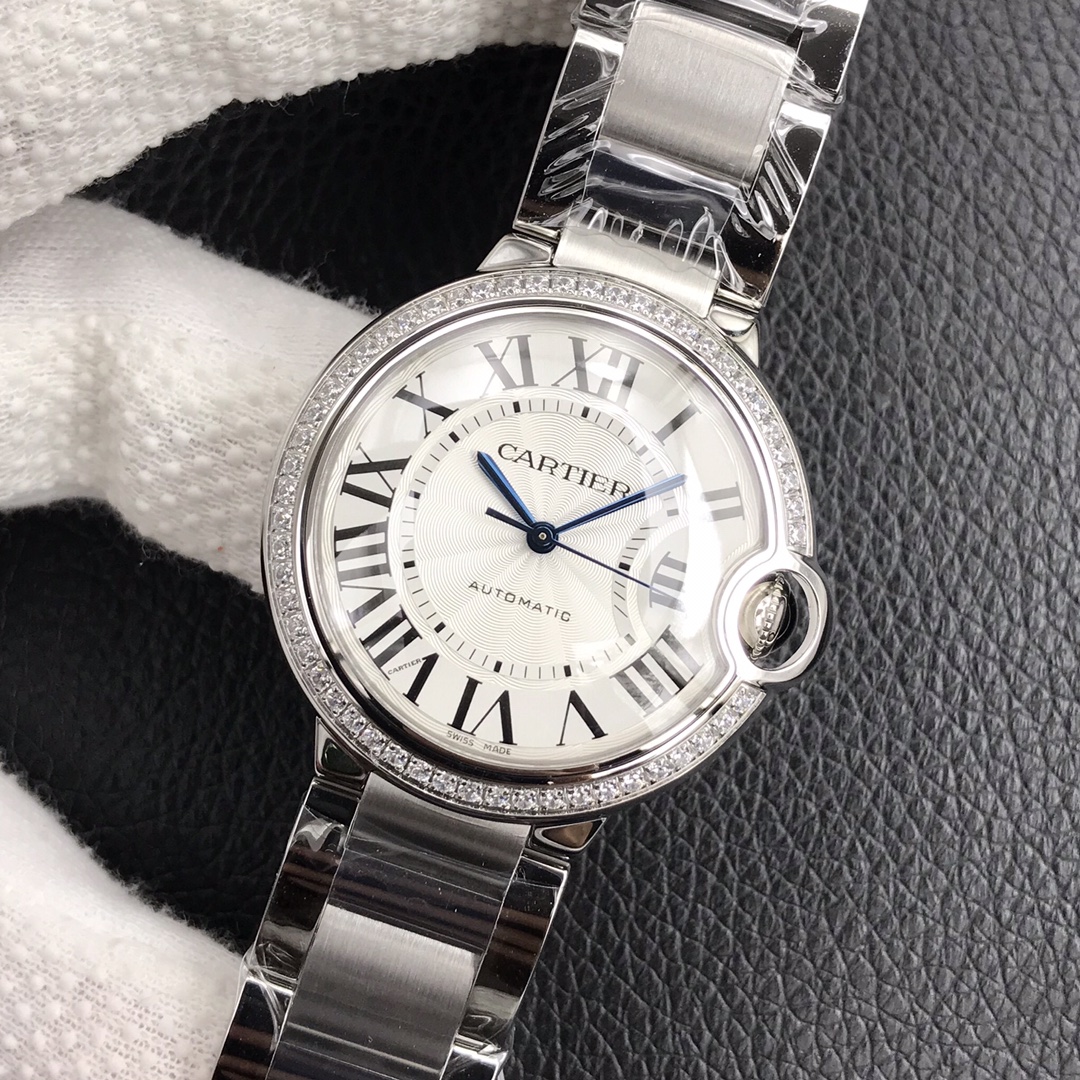 126Swiss-Cartier-Ballon-Bleu-Replica-Stainless-steel-strap-36MM-2
