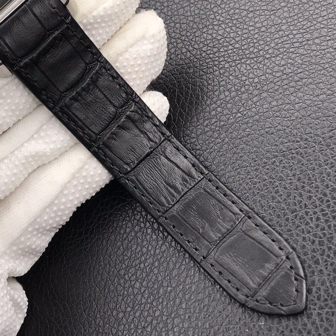128Swiss-Cartier-Santos-Replica-Leather-strap-41MM-8
