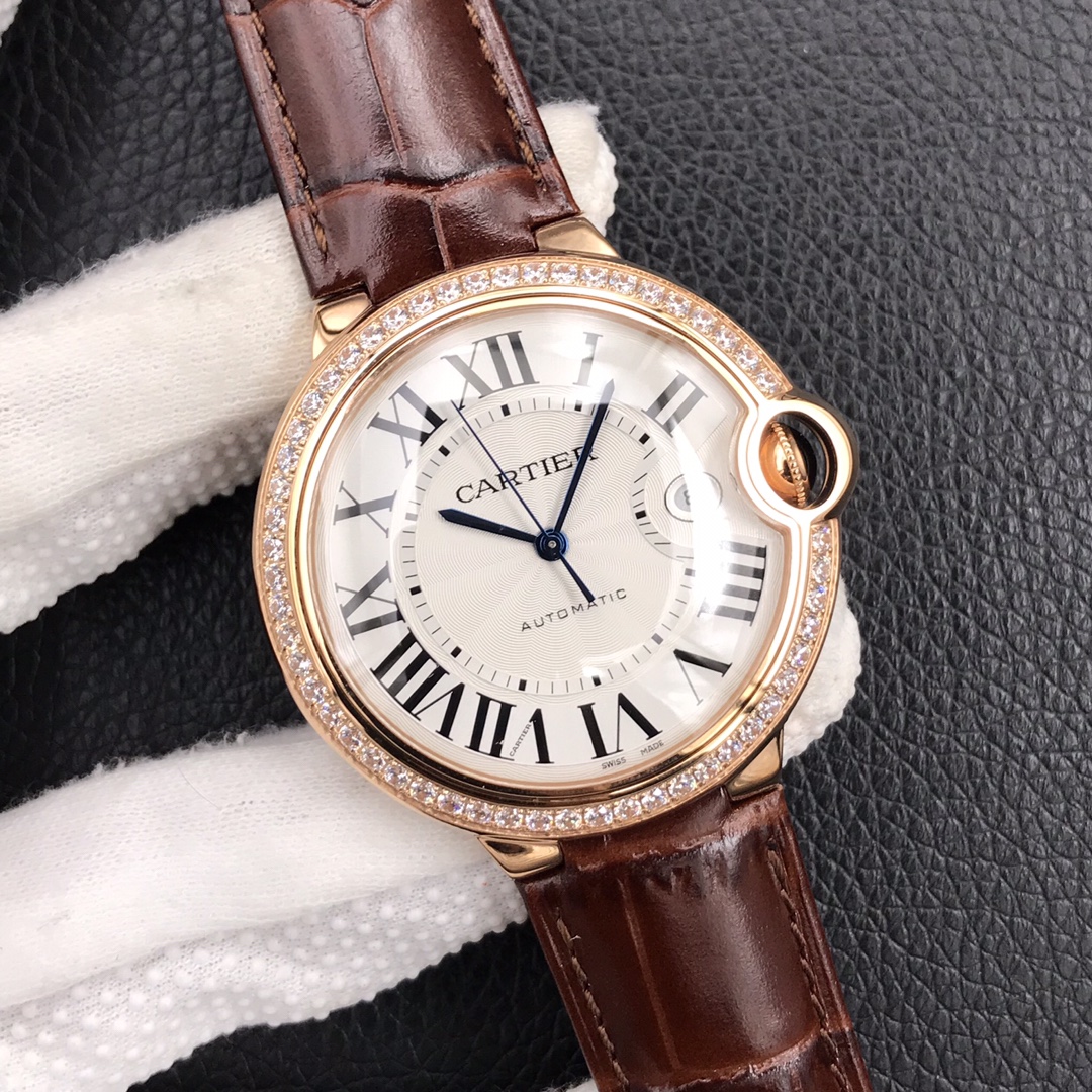 133Swiss-Cartier-Ballon-Bleu-Replica-Leather-strap-42MM-1