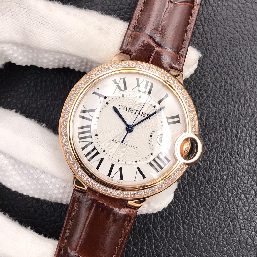133Swiss-Cartier-Ballon-Bleu-Replica-Leather-strap-42MM-2