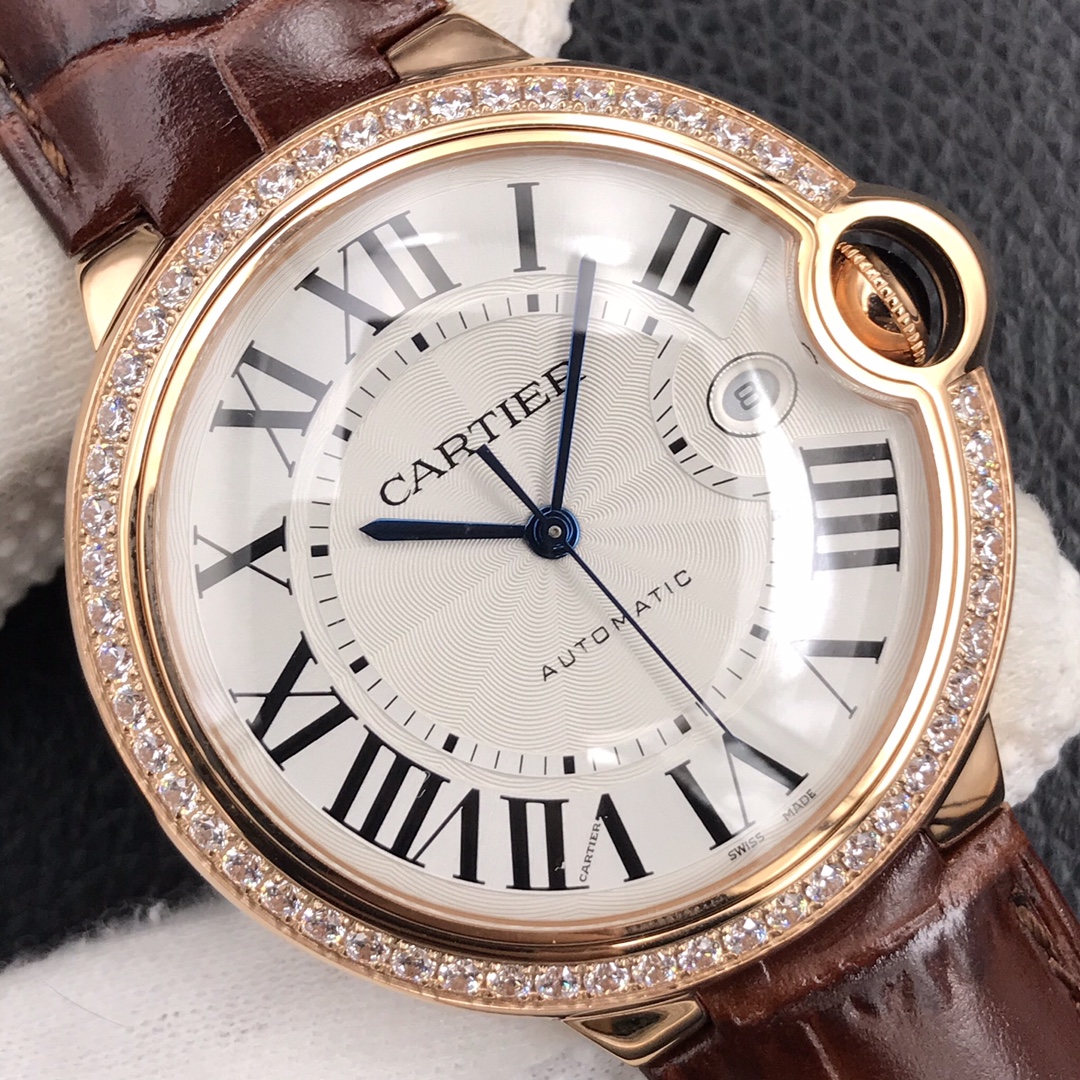 133Swiss-Cartier-Ballon-Bleu-Replica-Leather-strap-42MM-3