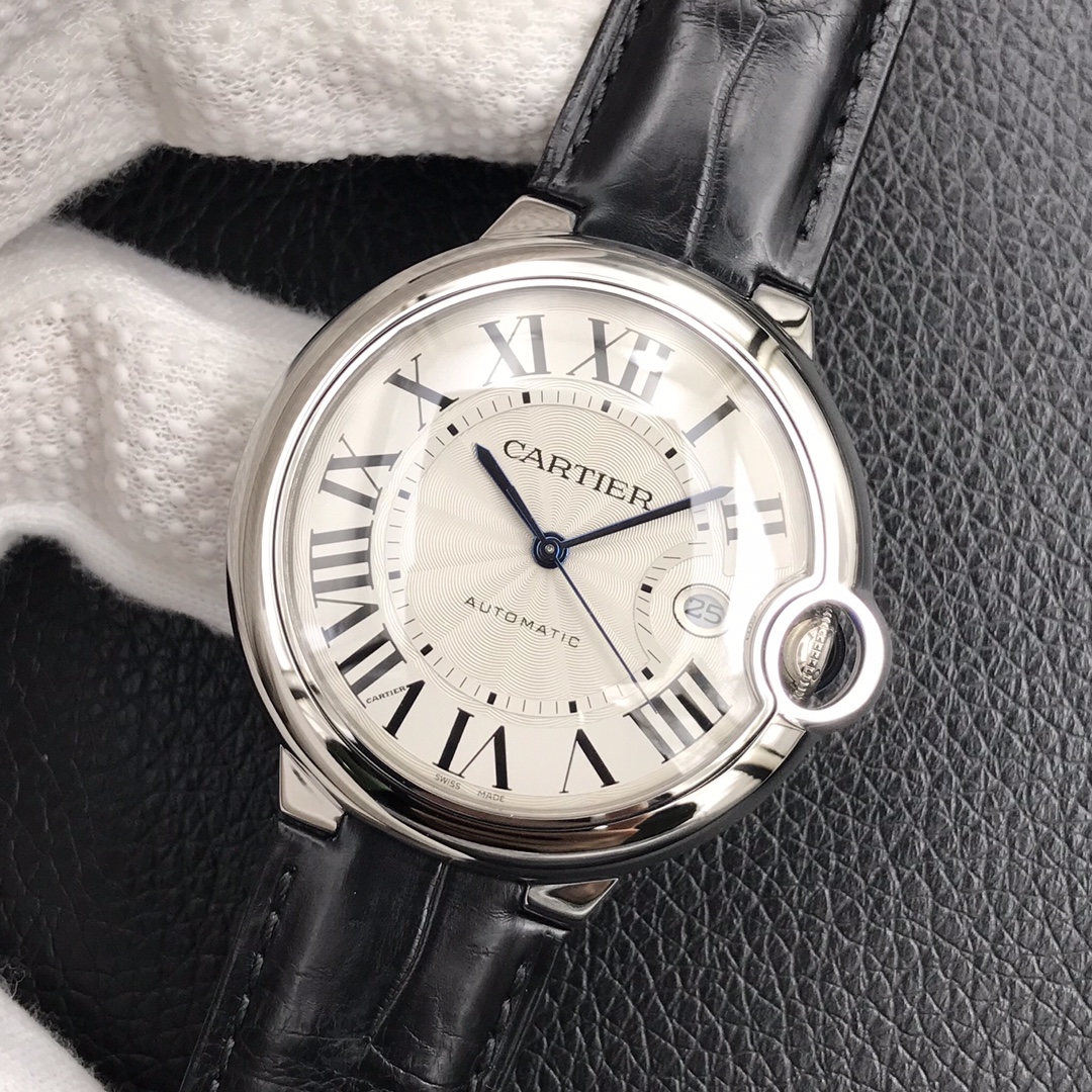 134Swiss-Cartier-Ballon-Bleu-Replica-Leather-strap-42MM-2