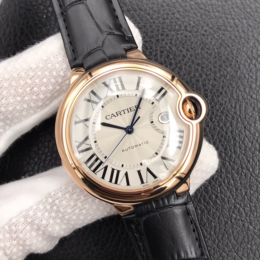 135Swiss-Cartier-Ballon-Bleu-Replica-Leather-strap-42MM-1