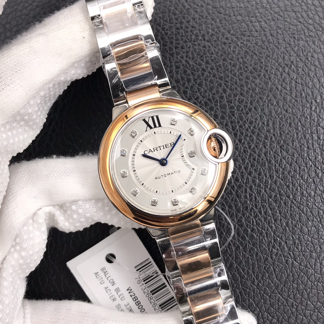 136Swiss-Cartier-Ballon-Bleu-Replica-Stainless-steel-strap-33MM-1