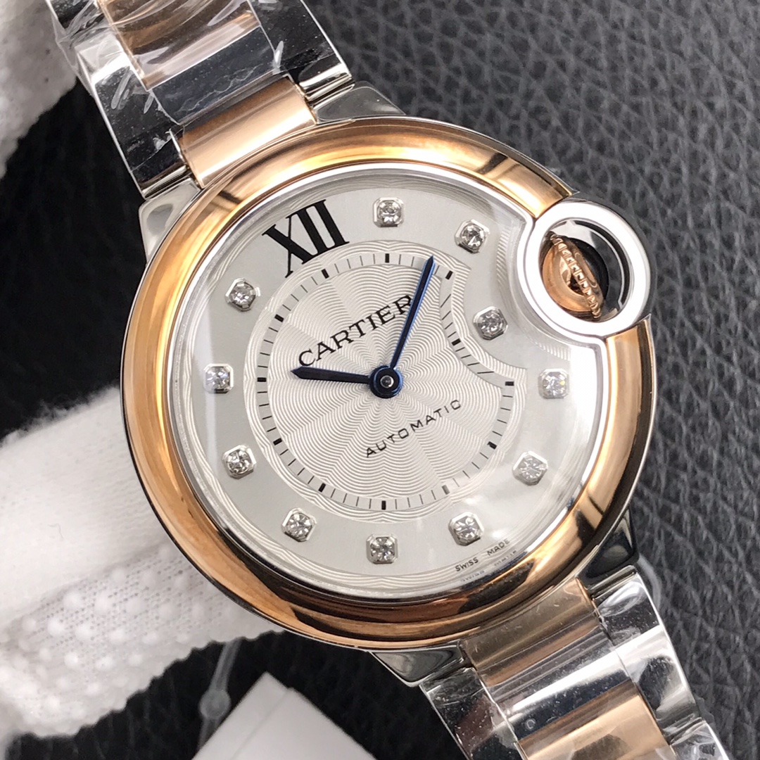 136Swiss-Cartier-Ballon-Bleu-Replica-Stainless-steel-strap-33MM-3