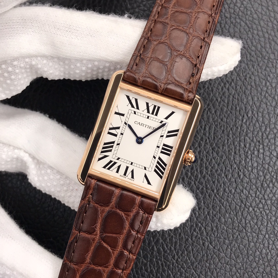 139Swiss-Cartier-Tank-Replica-Leather-strap-24x31MM-2