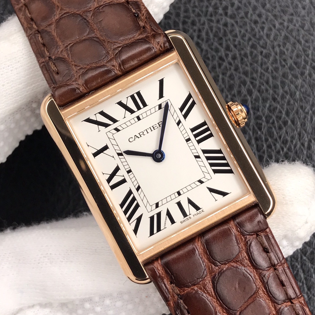 139Swiss-Cartier-Tank-Replica-Leather-strap-24x31MM-3