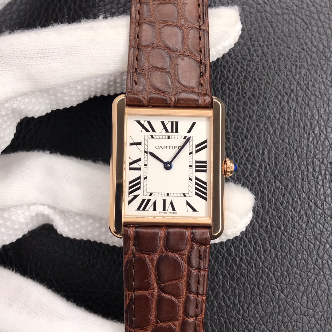 139Swiss-Cartier-Tank-Replica-Leather-strap-24x31MM