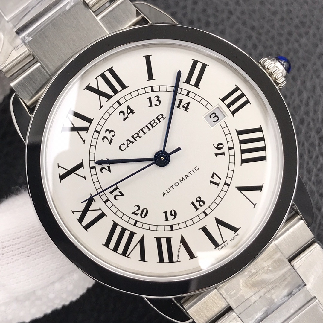 140Swiss-Cartier-Ronde-Replica-Stainless-steel-strap-42MM-3