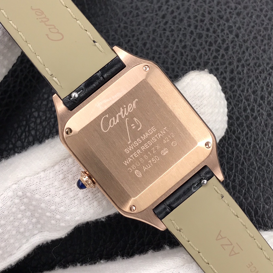 141Swiss-Cartier-Santos-Replica-Leather-strap-43.5MM-6