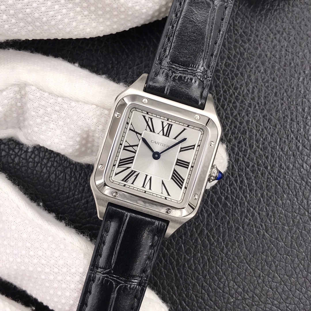 144Swiss-Cartier-Santos-Replica-Leather-strap-43.5MM-2