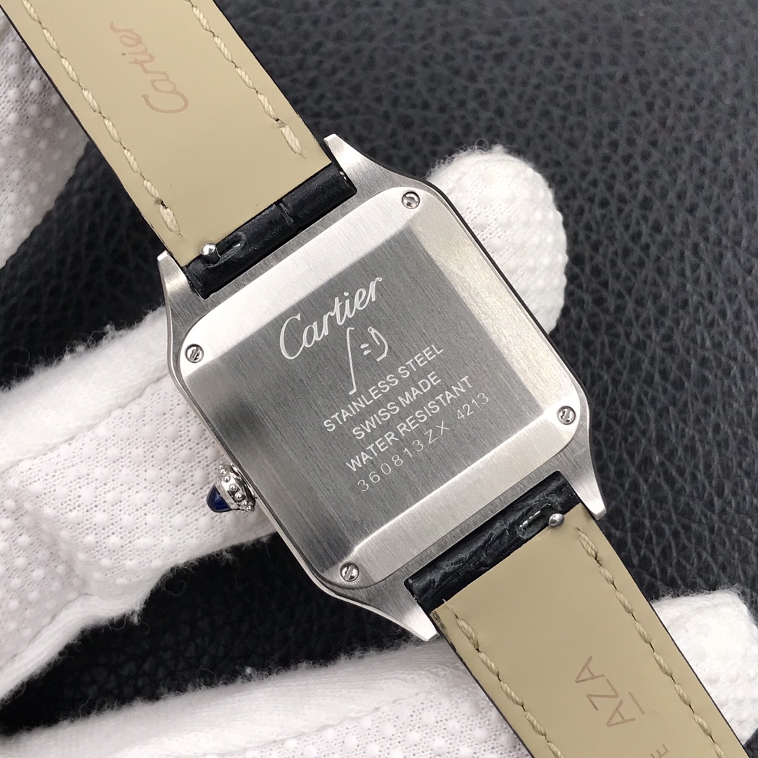 144Swiss-Cartier-Santos-Replica-Leather-strap-43.5MM-6