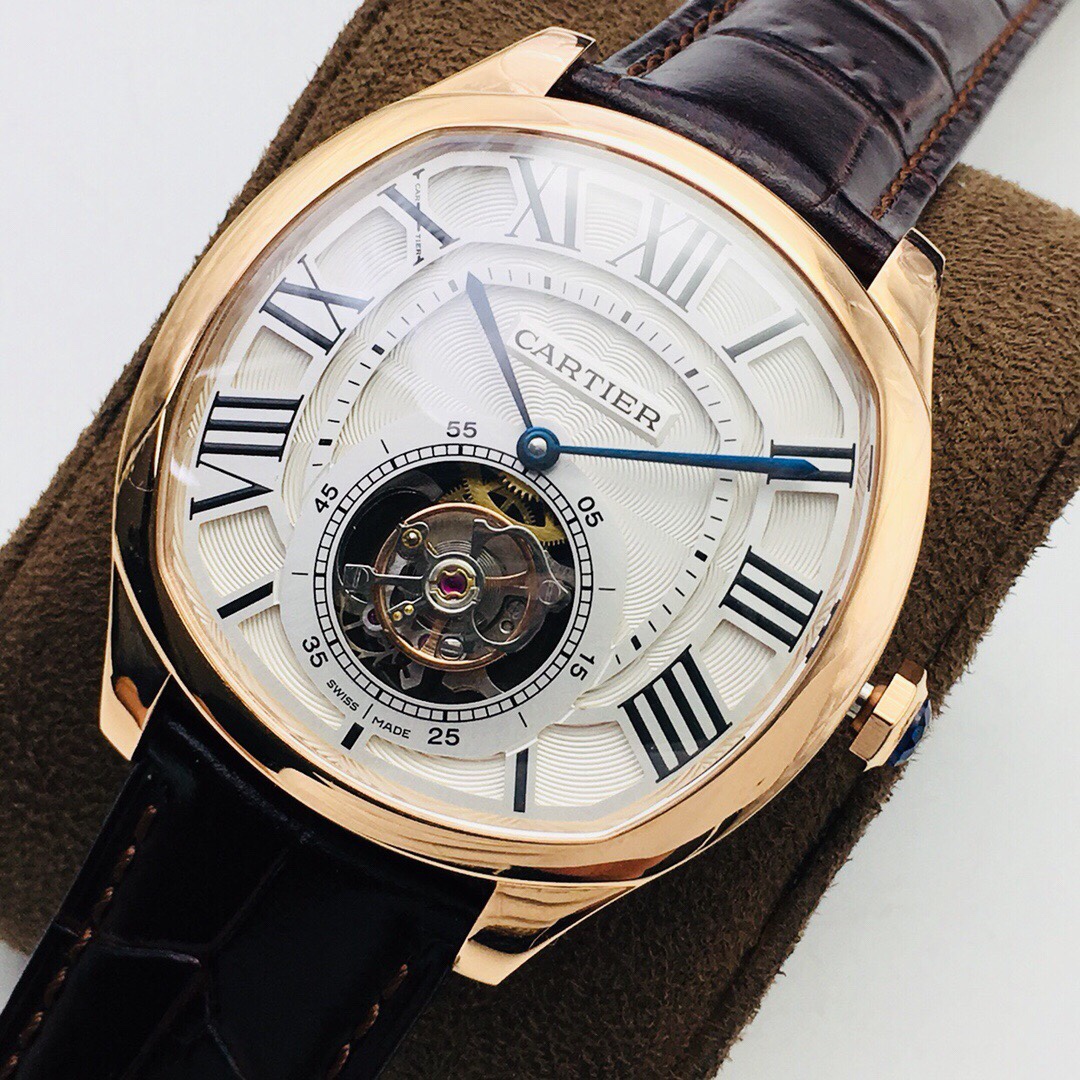 49Swiss-Cartier-Drive-Replica-W4100013-Leather-strap-41MM-2