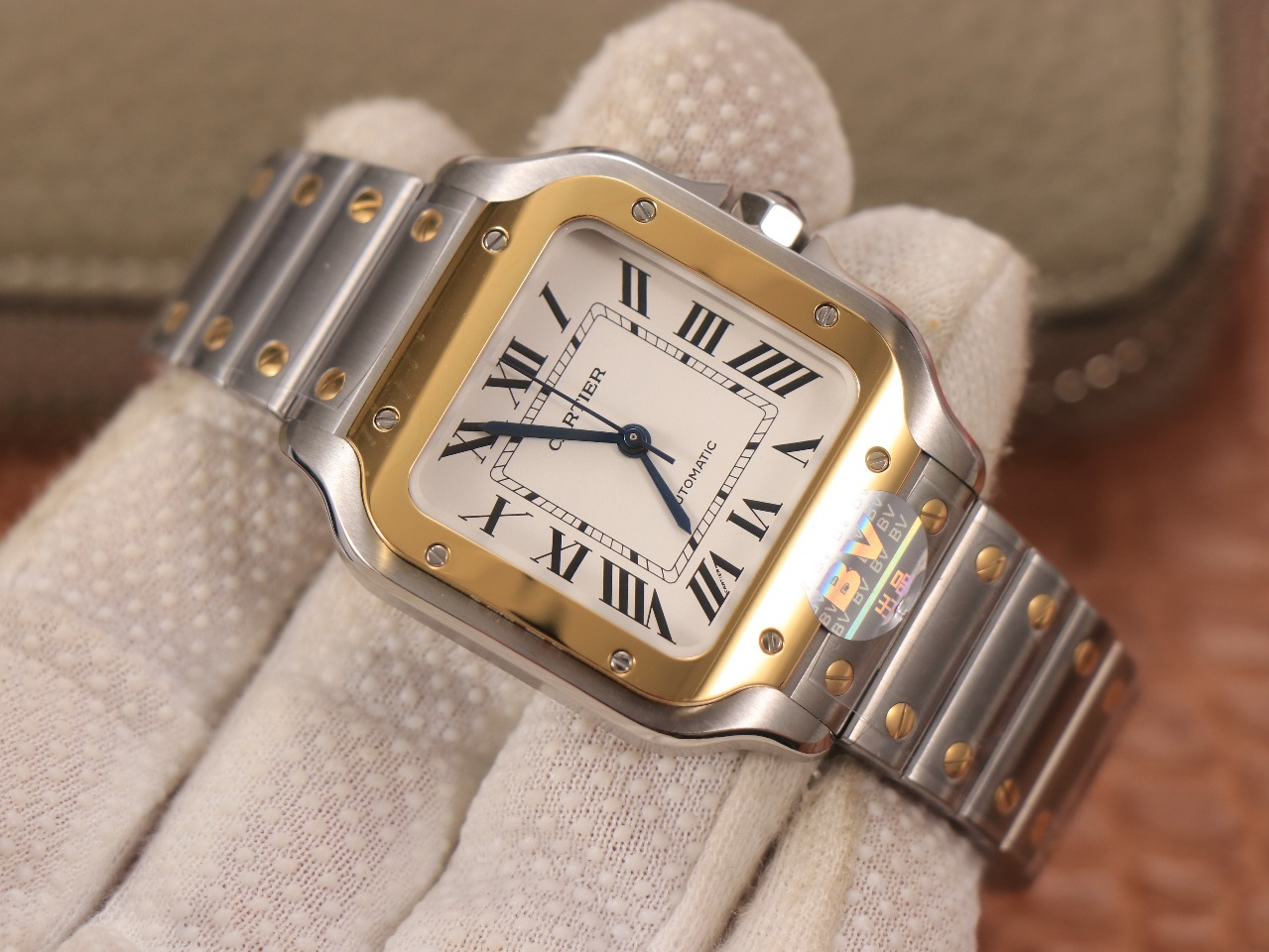 55Swiss-Cartie-Santos-Replica-Stainless-steel-strap-35MM-2
