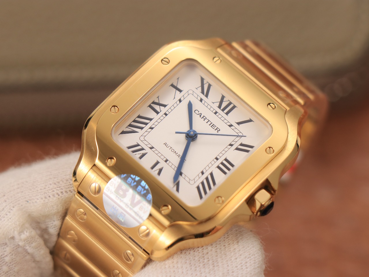 57Swiss-Cartie-Santos-Replica-Stainless-steel-strap-35MM-3