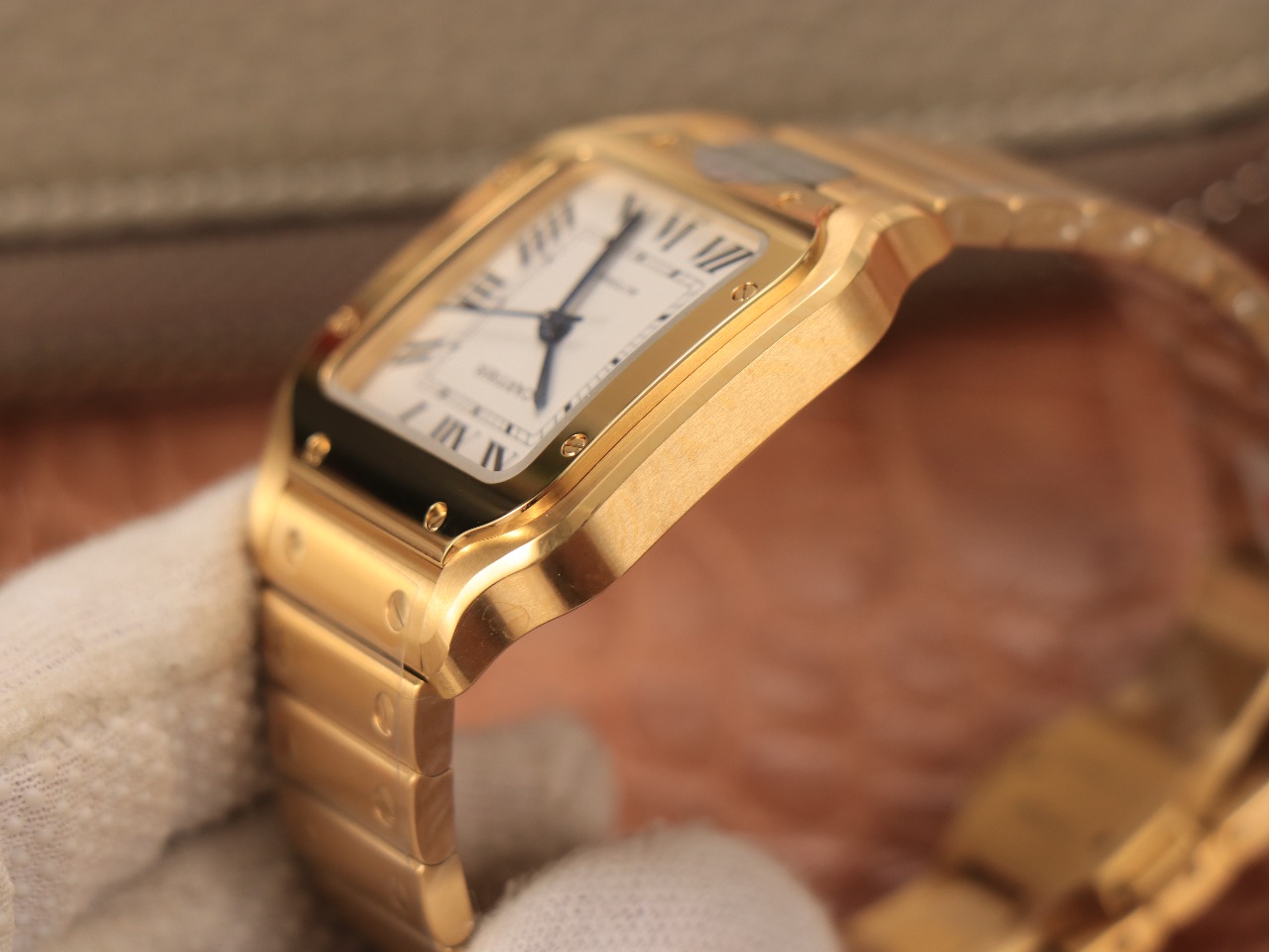 57Swiss-Cartie-Santos-Replica-Stainless-steel-strap-35MM-5