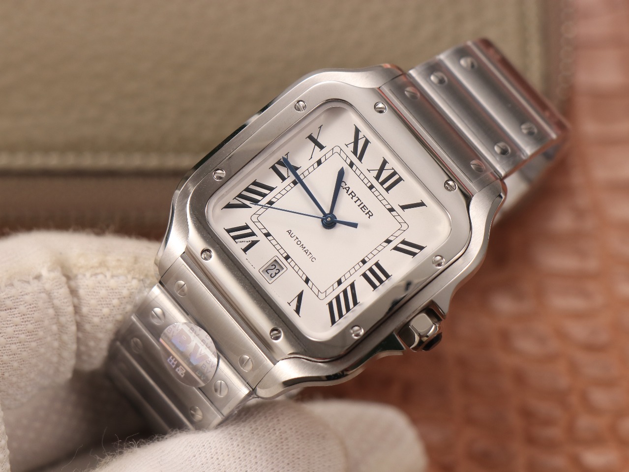 59Swiss-Cartie-Santos-Replica-Stainless-steel-strap-39.8MM-1
